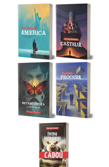 Pachet Franz Kafka + Ferma Animalelor - George Orwell (cadou)