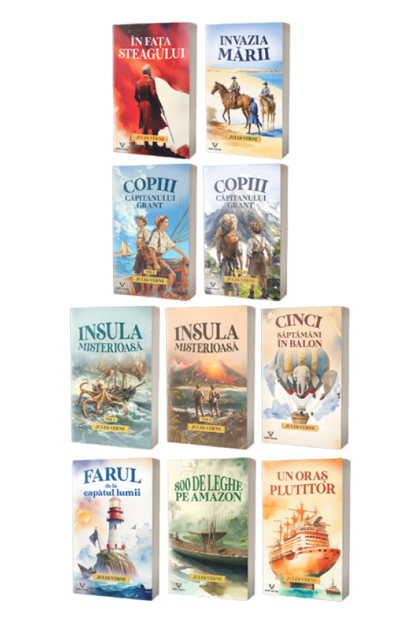 Pachet Jules Verne , 10 volume