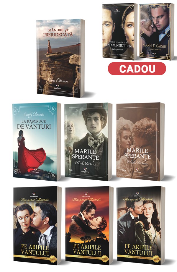 Pachet carti romantice + cadou Pachet F. Scott Fitzgerald Pachet carti romantice + cadou Pachet F. Scott Fitzgerald
