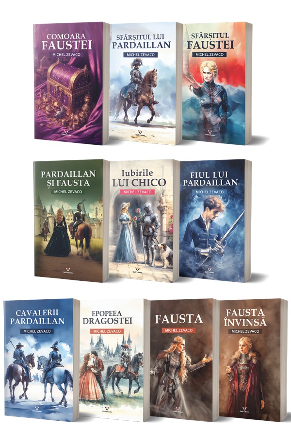 Pachet Cavalerii Pardaillan (10 Volume) - Michel Zevaco