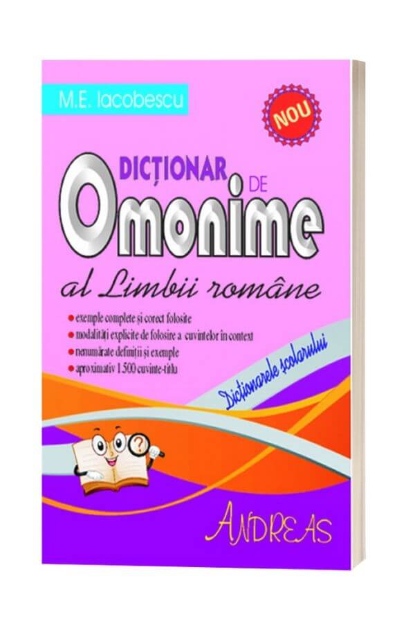 Dictionar de Omonime al Limbii Romane - M.E. Iocobescu Dictionar de Omonime al Limbii Romane - M.E. Iocobescu