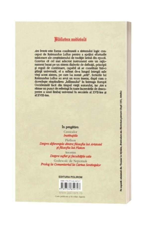 Ars brevis - Raimundus Lullus Ars brevis - Raimundus Lullus
