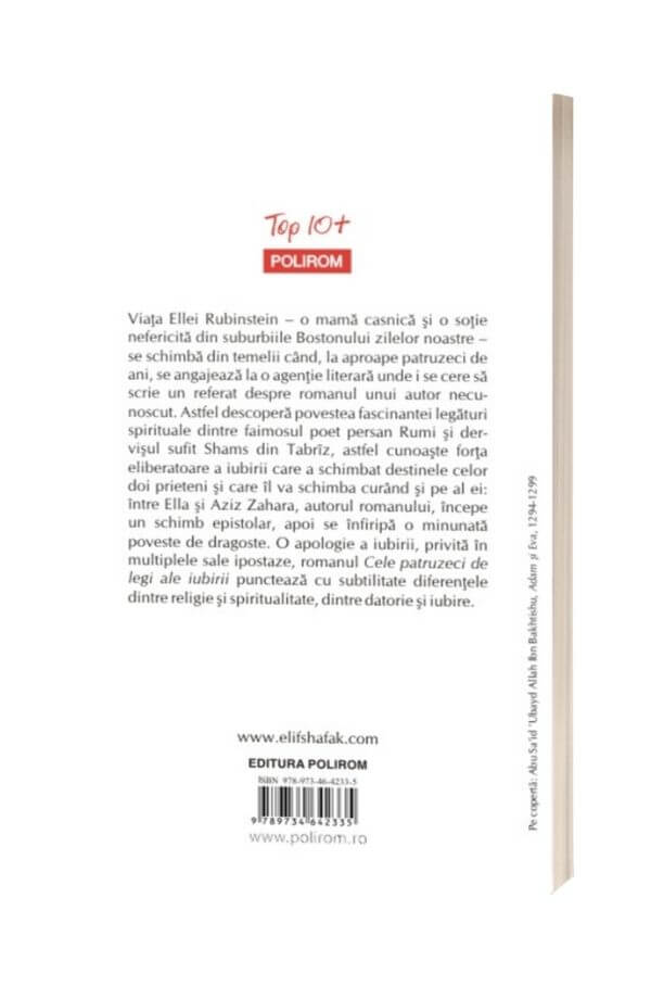 Cele patruzeci de legi ale iubirii - Elif Shafak Cele patruzeci de legi ale iubirii - Elif Shafak