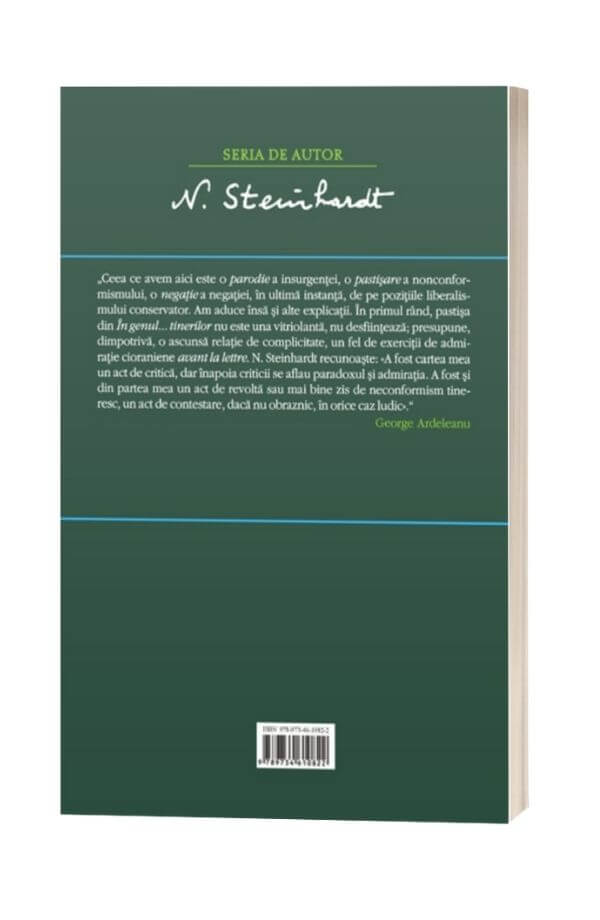 In genul...tinerilor - Nicolae Steinhardt In genul...tinerilor - Nicolae Steinhardt
