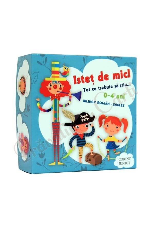 Istet de mic! Tot ce trebuie sa stiu 0-4 ani - Bilingv roman-englez - Contine 5 carticele Istet de mic! Tot ce trebuie sa stiu 0-4 ani - Bilingv roman-englez - Contine 5 carticele