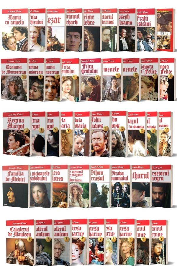 Pachet Alexandre Dumas (46 vol) + cadou Pachet Victor Hugo Pachet Alexandre Dumas (46 vol) + cadou Pachet Victor Hugo
