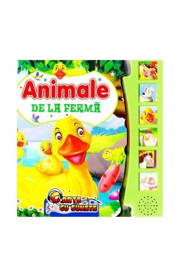 Animale de la ferma - carte cu sunete Animale de la ferma - carte cu sunete