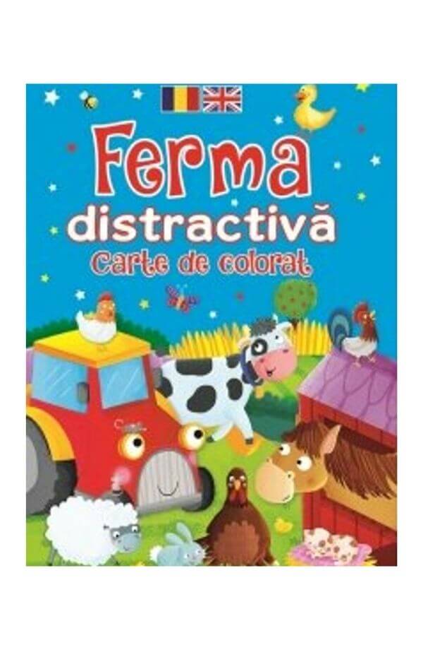 Ferma distractiva. Carte de colorat Ferma distractiva. Carte de colorat