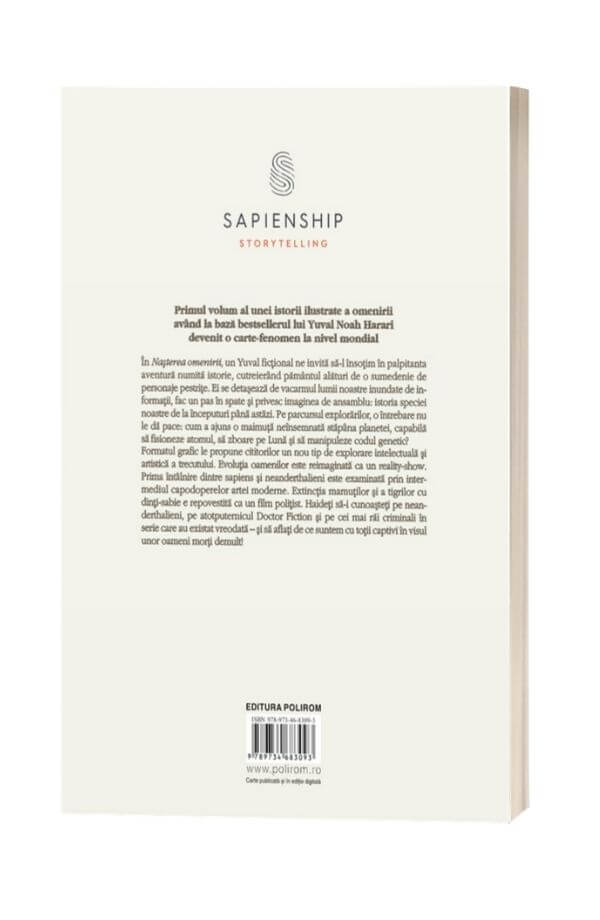Sapiens. O istorie grafică. Volumul I. Nașterea omenirii - Yuval Noah Harari , David Vandermeulen , Daniel Casanave Sapiens. O istorie grafică. Volumul I. Nașterea omenirii - Yuval Noah Harari , David Vandermeulen , Daniel Casanave