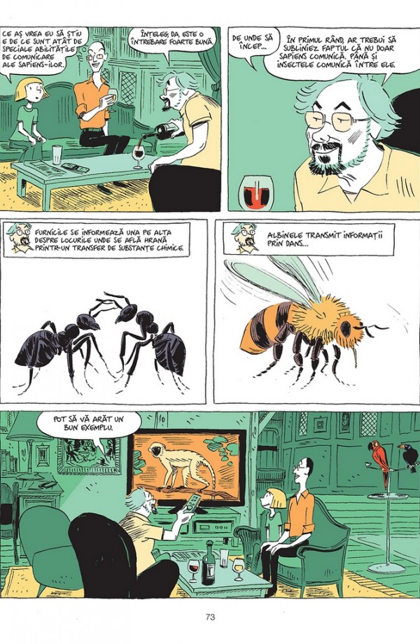 Sapiens. O istorie grafică. Volumul I. Nașterea omenirii - Yuval Noah Harari , David Vandermeulen , Daniel Casanave Sapiens. O istorie grafică. Volumul I. Nașterea omenirii - Yuval Noah Harari , David Vandermeulen , Daniel Casanave